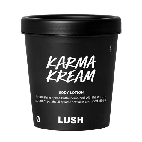 lush karma body cream.